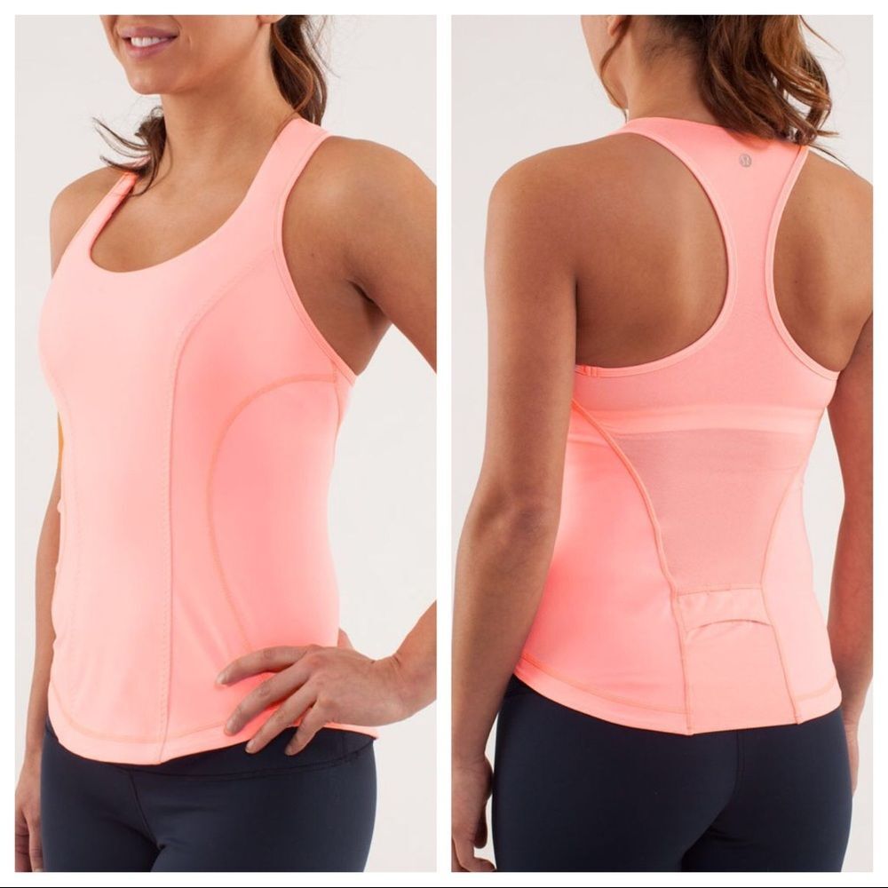 Lululemon Cardio Kick Tank - Bleached Coral